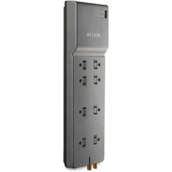 Belkin Belkin Components BE10823012 12 ft. Cord Office Series Surge Master Surge Protector; 8 Outlets- 3390 Joules BE10823012